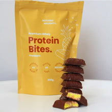 Load image into Gallery viewer, Nothing Naughty Premium Whey Protein Bites in Pineapple 300g. Made in New Zealand