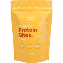 Load image into Gallery viewer, Nothing Naughty Premium Whey Protein Bites in Pineapple 300g. Made in New Zealand