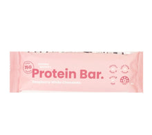 Load image into Gallery viewer, NOTHING NAUGHTY • Raspberry White Chocolate Protein Bar - Single 40g