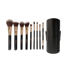 Load image into Gallery viewer, Nude By Lust Luxury Makeup Brush Collection. Nine beautiful brushes. Vegan and No Animal Cruelty.
Available at Stylecom.nz