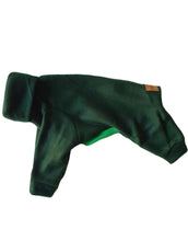 Load image into Gallery viewer, STYLECOM.NZ - Green Fleece Dog Pajamas - Made In NZ • Size M