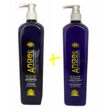 Load image into Gallery viewer, Angel Angel Professional Deep Sea Hair Care Collection - No Yellow Crystalline Blonde Shampoo and Conditioner Hair Pack. Each 500ml on pump. Available Stylecom.nz