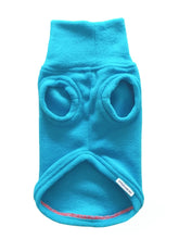Load image into Gallery viewer, Bright blue winter weight fleece top for cats or dogs by Stylecom.nz