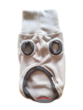 Load image into Gallery viewer, Light Grey Cat + Dog fleece top with dark grey trimming. Made by Stylecom.nz