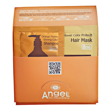 Load image into Gallery viewer, Angel En Provence - Orange Flower Coloured Hair Shampoo + Conditioner Sachet Bundle x5