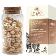 Load image into Gallery viewer, Angel En Provence Hair Vitamins Inca Inchi Hair Oil capsules. For scalp and hair health. Available at Stylecom.nz