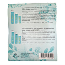 Load image into Gallery viewer, Angel Professional Deep Sea Dual Repair for dry and damaged hair. x5 Sachets of shampoo and conditioner. Available STYLECOM.NZ