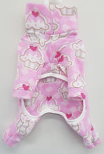 Load image into Gallery viewer, STYLECOM.NZ ~ NZ Designer Dog PJ's  Pink Strawberry Cupcake ~ Size Medium