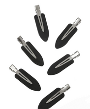 Load image into Gallery viewer, DINKY HAIR CLIPS - SET OF 6 ▪︎ BLACK