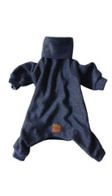 Load image into Gallery viewer, STYLECOM.NZ - NZ Designer Dog PJs Grey With Black Trim • Size Medium