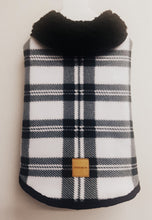 Load image into Gallery viewer, STYLECOM.NZ ~ Stylish Designer Dog Coat  Black + White ~ Size Small