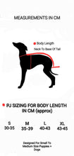 Load image into Gallery viewer, STYLECOM.NZ • NZ DESIGNER DOG PJS - SLATE GREY + LIGHT GREY SLEEVES/TRIM • SIZE M