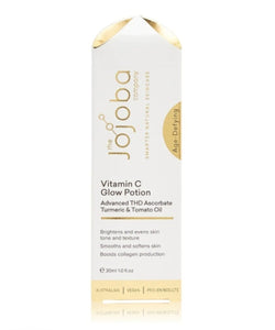 Anti-aging jojoba vitaminC glow serum. Helps fight skin fatigue and wrinkles