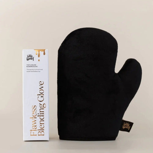 Little Honey Flawless Blending Glove for easy streak free application of self tan. Available at Stylecom.nz 