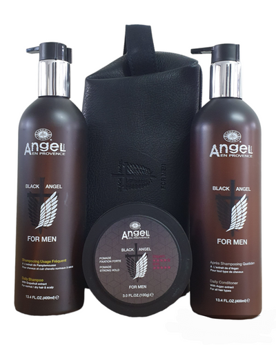 Black Angel For Men • Daily Hair Gift Pack