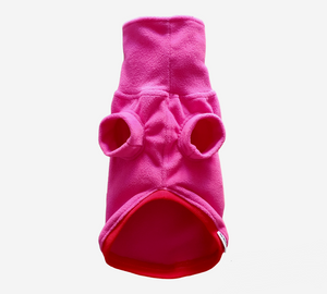 Stylecom.nz- Hot Pink Fleece Cat + Dog Top. Made in New Zealand 