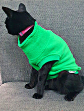 Load image into Gallery viewer, STYLECOM.NZ • Lime Green Dog + Cat Sleeveless Top - Size S