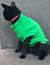 Load image into Gallery viewer, STYLECOM.NZ • Lime + Pink Dog | Cat Sleeveless Top - Size S