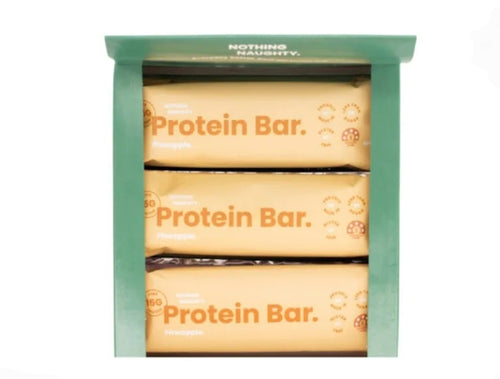 NOTHING NAUGHTY • Pineapple Protein Bars - Box x12 40g
