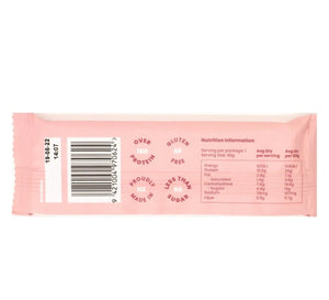 NOTHING NAUGHTY • Raspberry White Chocolate Protein Bar - Single 40g