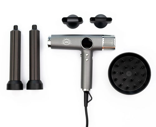 H2D XTREME | 4 in 1 Hairdryer + Styler • Space Grey