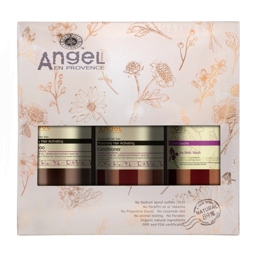 ANGEL EN PROVENCE - Rosemary Shampoo |Conditioner | Iris Body Wash 250ml