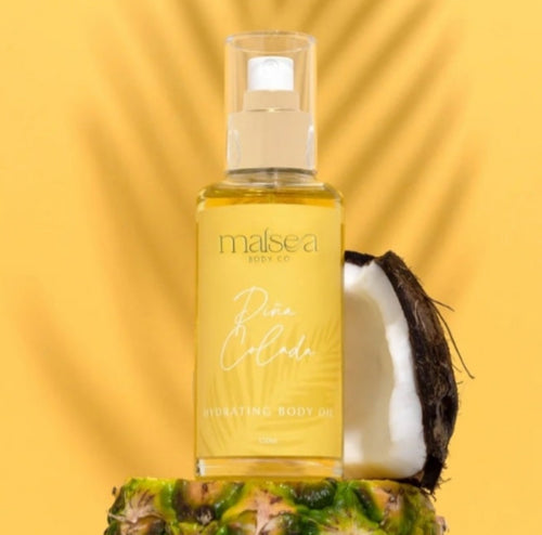 Malsea Body Co Pina Colada Natural Hydrating Body Oil 