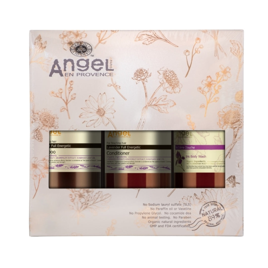 ANGEL EN PROVENCE - Lavender Shampoo |Conditioner | Iris Body Wash 250ml