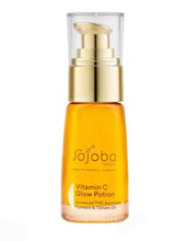 Load image into Gallery viewer, Anti-aging jojoba vitaminC glow serum. Revives tired skin and helps reduce the appearance of wrinkles