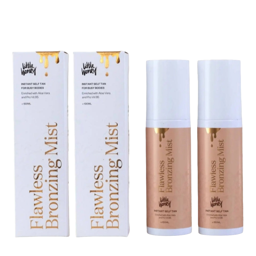 Little Honey Flawless Bronzing Mist Bundle. Save $10. Available at Stylecom.nz 