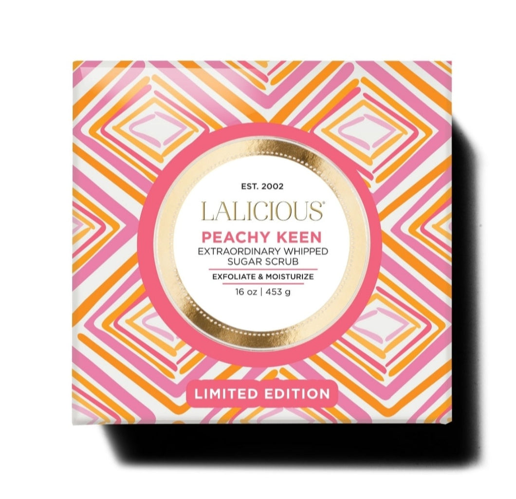 Lalicious Peachy Keen Whipped Sugar Body Scrub