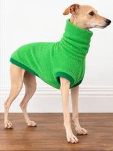 Load image into Gallery viewer, Kiwi Lime Luxe Fleece Top – Dog Clothing NZ | Italian Greyhound Clothing | STYLECOM.NZ