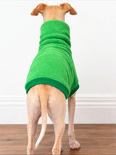 Load image into Gallery viewer, Kiwi Lime Luxe Fleece Top – Dog Clothing NZ | Italian Greyhound Clothing | STYLECOM.NZ