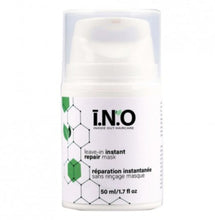 Load image into Gallery viewer, INO instant repair hair mask for frizzy, dry and damaged hair. Natural.