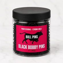 Load image into Gallery viewer, BULL PINS Professional Strong Hold Bobby Pins 250g | Black, Bronze &amp; Gold | STYLECOM.NZ