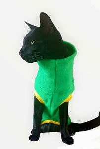 STYLECOM.NZ • Lime + Yellow Dog | Cat Sleeveless Top - Size S