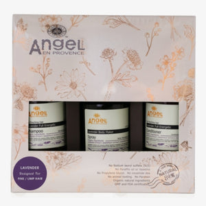 Angel En Provence Gift Set - Lavender Full Energetic Volume Set.
3 Pack. Available at Stylecom.nz