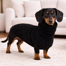 Load image into Gallery viewer, Midnight Luxe Fleece Top – Dog Clothing NZ | Italian Greyhound Clothing | STYLECOM.NZ
