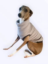 Load image into Gallery viewer, Stylecom.nz designer light grey fleece top for small dogs