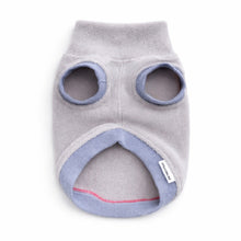 Load image into Gallery viewer, Grey fleece cat and dog top. Warm and cosy by designer STYLECOM.NZ 