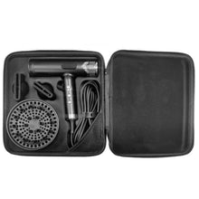 Load image into Gallery viewer, YOKUBO Deluxe Hair Dryer Black and Silver packaging