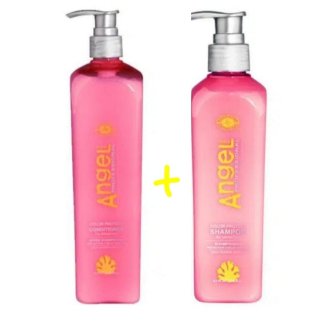 Angel Angel Professional Deep Sea Hair Care Collection - Coloured and Natural Hair Shampoo and Conditioner Hair Pack. Each 500ml on pump. Available Stylecom.nz 