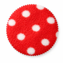 Load image into Gallery viewer, Red Polka Dot Fleece Top – Cat Clothing NZ | STYLECOM.NZ