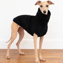 Load image into Gallery viewer, Midnight Luxe Fleece Top – Dog Clothing NZ | Italian Greyhound Clothing | STYLECOM.NZ