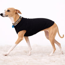 Load image into Gallery viewer, Midnight Luxe Fleece Top – Crew Neck | Dog Clothing NZ | Italian Greyhound Clothing | STYLECOM.NZ