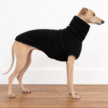 Load image into Gallery viewer, Midnight Luxe Fleece Top – Dog Clothing NZ | Italian Greyhound Clothing | STYLECOM.NZ