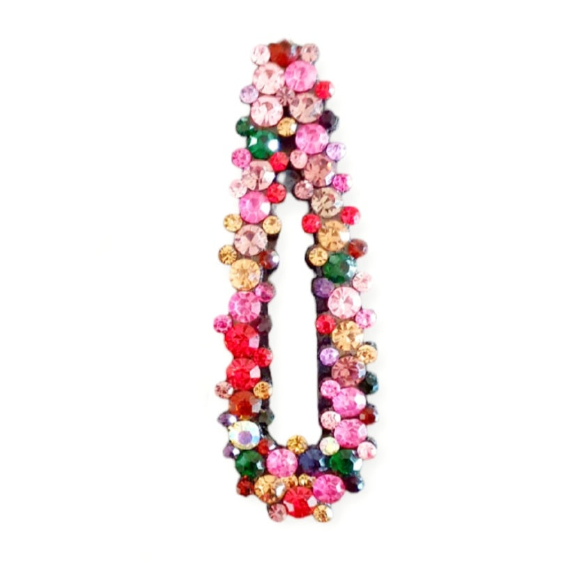 Multi-Coloured Rhinestone Hair Clip