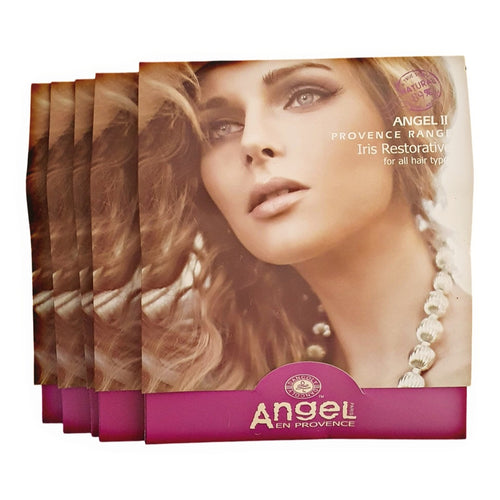 Angel En Provence - Iris Restorative Shampoo + Conditioner Hair Sachet Bundle x5