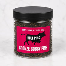 Load image into Gallery viewer, BULL PINS Professional Strong Hold Bobby Pins 250g | Black, Bronze &amp; Gold | STYLECOM.NZ