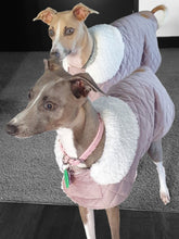 Load image into Gallery viewer, STYLECOM.NZ ▪︎DUSTY PINK VELVET SHERPA COAT • Size XXS 25cm